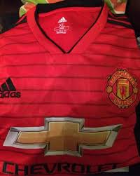 nova exposição camisa na próxima temporada do Manchester United